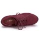 thumbnail image 4 of Botines Con Tacón Grueso Y Plataforma Redonda Para Mujer Borgoña 36, 4 of 7