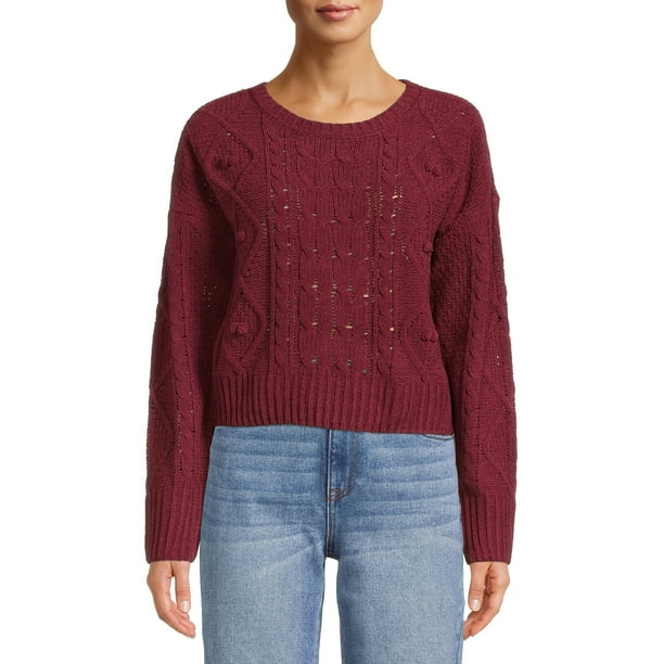terras Typisch ontwerper Daily Threads Women's Junior' Chenille Cable Knit Pullover Sweater - Walmart.com terras Typisch ontwerper Daily Threads Women's Junior' Chenille Cable Knit Pullover Sweater - Walmart.com