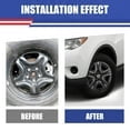 17" Set Of 4 Hubcaps Wheel Rims Cover Fit 2013-2018 TOYOTA RAV4 Compatible With Steel Wheels Snap On Installation(17-Inch,BLACK MATTE)