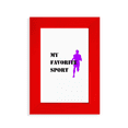 thumbnail image 1 of Comme Sport Fitness Équilibré Courir Image Affichage Art Cadre Photo Rouge, 1 of 4