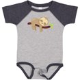 thumbnail image 3 of Inktastic Cute Sloth, Baby Sloth, Lazy Sloth, Sleeping Sloth Boys or Girls Baby Bodysuit, 3 of 5
