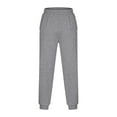 thumbnail image 4 of Havenre Men Jogger Yoga Sweatpants Lightweight Casual Athletic Elastic Waist Pants Clinch Bottom Trousers Jersey Knit Pants with Pockets Dark Gray XL, 4 of 6
