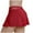 Red, variant on Women's Solid Color Mini Lace Patchwork Skirt - 82% Polyester Sexy Summer Beach Cover-Up, S-XXXL