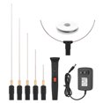 thumbnail image 1 of 24W Handheld Electric Foam Cutter Kit With 5 Straight Tips & 1 Arch Constant Temperature Portable Foam Cutting Pen Hot Wire Cutter Styrofoam Cutting Tool Engraver, 1 of 7