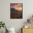 thumbnail image 4 of Paint by Numbers Kit for Adults, Blue Bicycle Sunset Castle Flowers Paint by Numbers, Easy Paint by Numbers Kit for Adults Beginner, DIY Adult Paint by Number Kits on Canvas, 12x16in Home Decor, 4 of 7