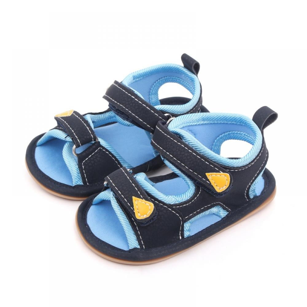Summer Baby Boy Shoes Newborn Infant Baby Boy Sandals leather Rubber