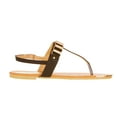 thumbnail image 3 of Victoria K Fashion Women's Gold Linked Sandals, 3 of 7