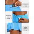thumbnail image 2 of Athletic Skort Skirts for Women High Waisted Pleated Athletic Skort with 4 Pockets, Tennis Golf Running Casual Wear Sky blue M, 2 of 6