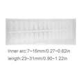 thumbnail image 6 of SmartBy 240Pcs/Set DIY Acrylic Fake Nails Double-sided Frosted Pre-Shape Square Long Nail Extensions Tips Home Salon Women Girls Full Cover Press on Nails Kit, 6 of 7