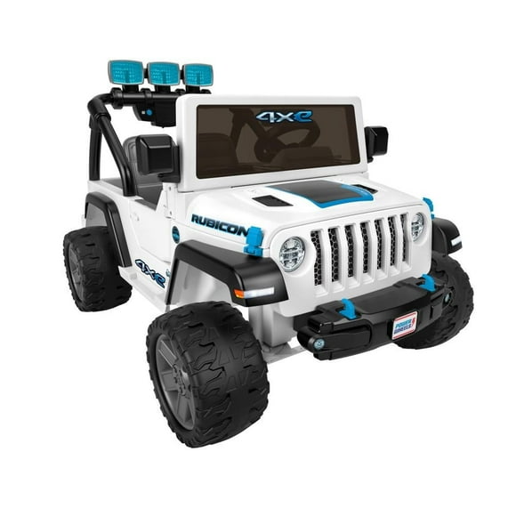 Vehículo Montable Fisher Price Power Wheels Jeep Wrangler 4XE 12V