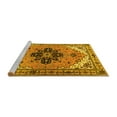 thumbnail image 2 of Ahgly Company Machine Washable Indoor Rectangle Persian Yellow Traditional Area Rugs, 3' x 5', 2 of 4