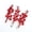 Red, variant on TIELUTT Christmas Tree Decoration Fruit Christmas Wreath Rattan Accessories 15 Head Gold Antique Stained Glass Windows Cute Things for Car Car Ornament Door Beads Curtain Fan Chain Decorative Girls