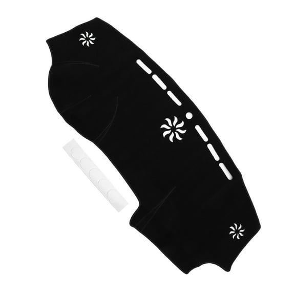 Unique Bargains Center Console Dashboard Cover for Chrysler 300 300C 2011-2022 Non-Slip Dash Cover Mat Polyester Silicone