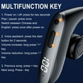 thumbnail image 4 of Single Ear Wireless Bluetooth Earphones Bluetooth 5.2 LED Display Conduction Stereo Headset Sports Driving Earpiece Earbuds with Mic, Bluetooth Headset, 4 of 5
