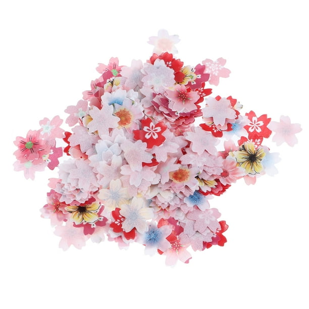 EeaseMX 440 adornos comestibles para tartas con forma de Sakura (estilo surtido)
