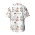 thumbnail image 2 of Disketp Men's Hawaiian Summer Gnome Print Shirts Button Down Holiday Beach Shirts-X-Large, 2 of 7