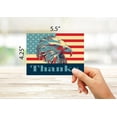 thumbnail image 3 of Small World Greetings Bald Eagle Thank You Cards 12 Count - Patriotic Thanks - Veteran's Day - Eagle Scouts - Military - Boy Scouts - Blank Inside with Envelopes - 5.5" x 4.25" (A2 Size), 3 of 4