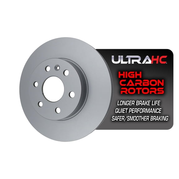 UltraHC Coated High Carbon Brake Rotor, Front UR004300, Chevrolet Colorado 2020-2015