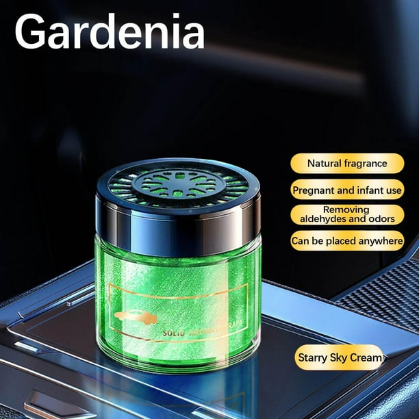 Bálsamo sólido de aromaterapia para coches - Aroma a arena que fluye en el cielo - Eliminación de olores duradera y purificación del aire - Fórmula de extracto vegetal - 1 pack
