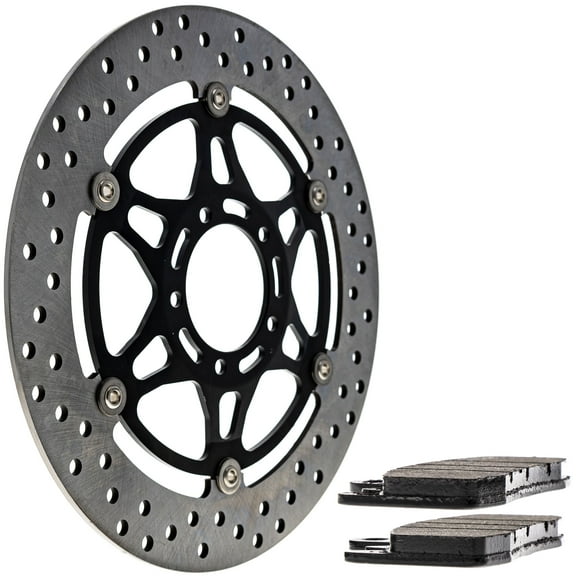 Niche Front Right Brake Rotor Pad Kit for Ducati 61341021A Motorcycle MK1006897