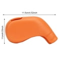 thumbnail image 3 of Langgg Golf Club Cover TPE Putter Iron Driver Headcovers Portable Replaceable Protector Guard Sleeve Accessories for Beginners Red Orange, 3 of 6