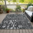 thumbnail image 6 of Addison Rugs Chantille Indoor/Outdoor Transitional Abstract Gray Washable Rectangle Rug, 3' x 5', 6 of 6