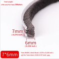 thumbnail image 2 of Seal Strip Soezy para ventanas corredizas, 5 m, color gris, 2 of 9