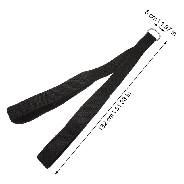 FESTFENDS Pull Down Training Rope Ropes For Exercises Black Polyester Ribbon Rope Lat Pull Downs 1Pack