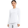 thumbnail image 5 of Cherokee Underscrub Long Sleeve Women Tee Modern Fit with Shirttail Hem - CK773, 5 of 8