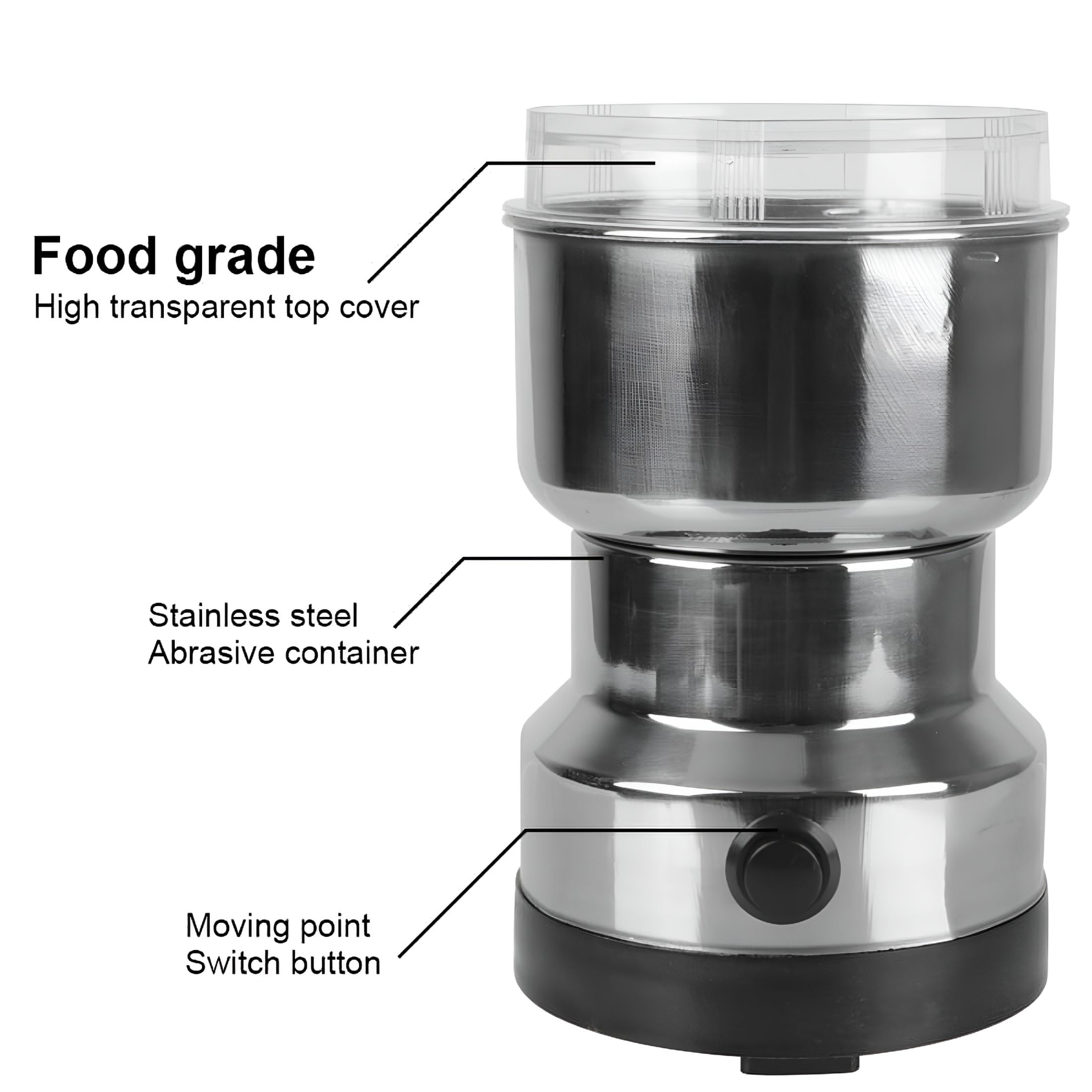 CURYMAY 2026 New Nuts Beans Spices Blender Grains Grinder Machine Kitchen Multifunctional Coffee Chopper Blades Electric Coffee Grinder for Home Coffee Grinders for Home Use
