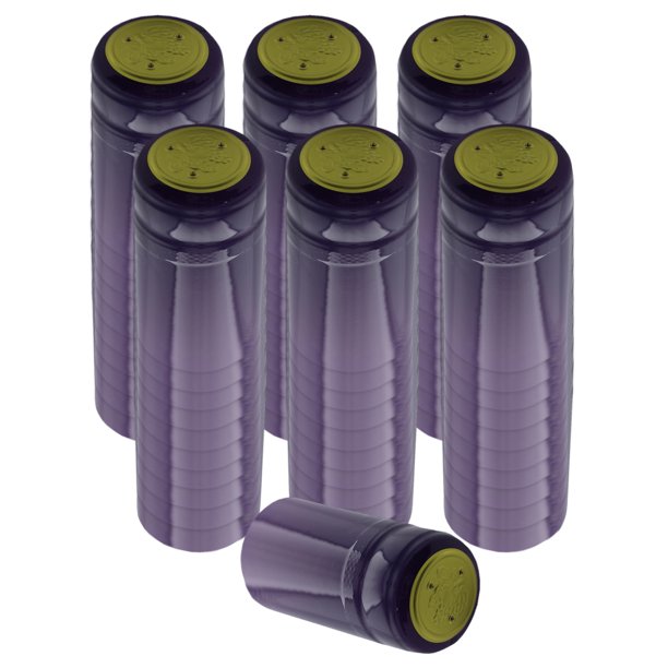 PVC Heat Shrink Capsules With Tear Tabs For Wine Bottles 60 Count