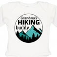 thumbnail image 4 of Inktastic Grandma's Hiking Buddy with Mountains and Trees Boys or Girls Long Sleeve Baby Bodysuit, 4 of 5