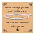 thumbnail image 1 of Pulsera FAOYUDAWEI Be Kind Motivacional Rosa Ajustable, 1 of 6
