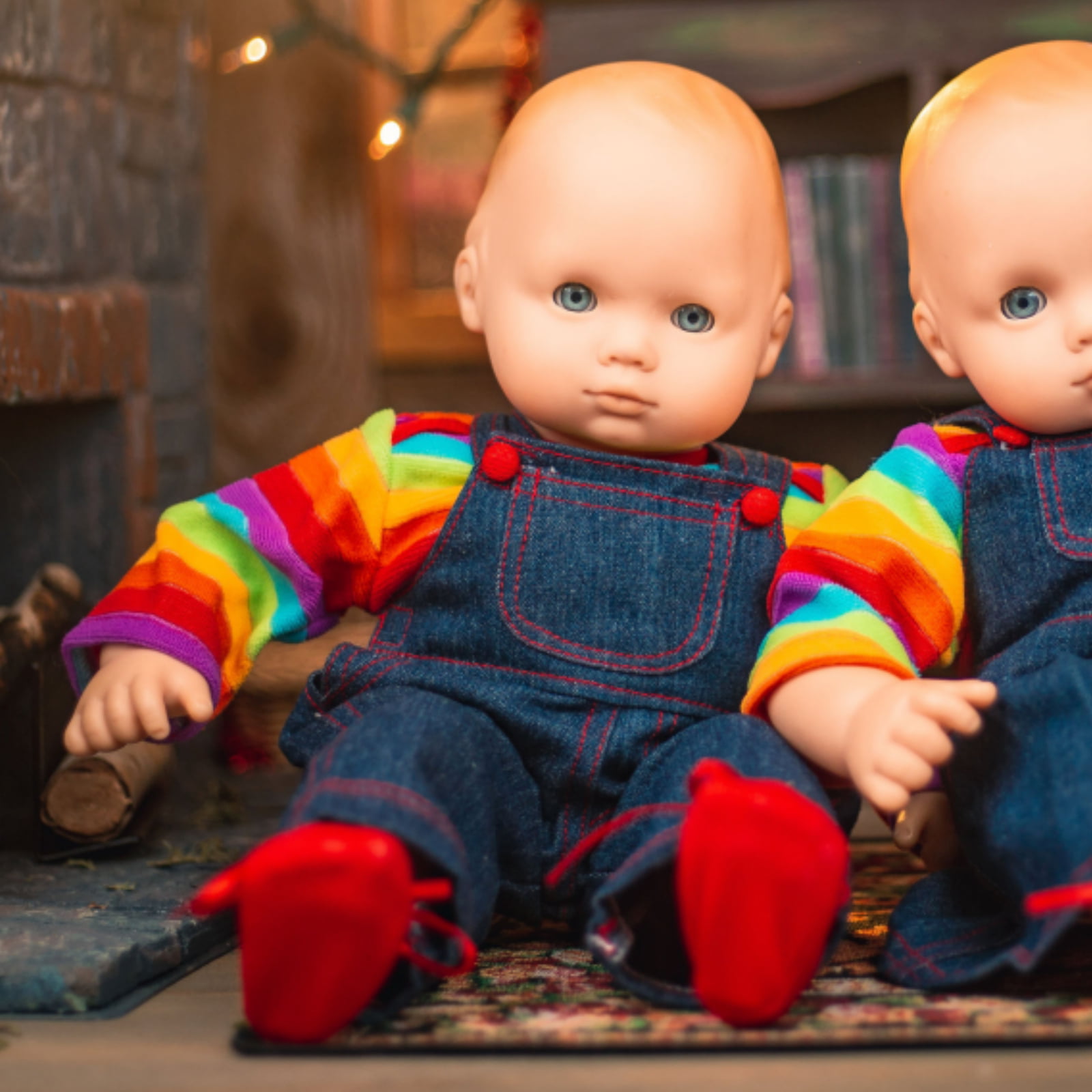 Rainbow Hoodie Sweatshirt and Jeans 2 Pcs per Set Kids Girl Clothing Outfits Set