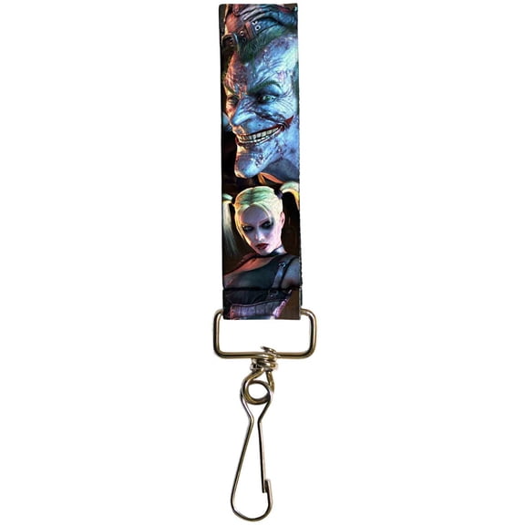 Joker DC Comics Supervillain Arkham Clown Prince & Princess Key Fob