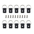 thumbnail image 1 of Dalazy Marine 10pcs Canoe Kayak Stainless Steel D-Ring Fishing Rigging w/ Screws, 1 of 9