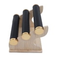 thumbnail image 3 of Bracelet Display Rack, 3 Tier Watch Holder Different Height Removable  For Home  Cloakroom Black, 3 of 8