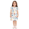thumbnail image 4 of Moana Toddler Girls Print Peplum Dress with Short-Sleeves, Sizes 2T-5T, 4 of 7