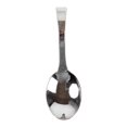thumbnail image 6 of Mini Serve Silver Plastic Curly Tasting Spoon - 4" x 1" x 1 1/2" - 100 count box, 6 of 10