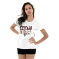 thumbnail image 4 of PACMAN Arcade Game Chicago Varsity Women's T Shirt Ladies Tee Brisco Brands S, 4 of 5