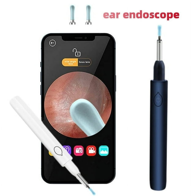 Ear Cleaner WIFI visual ear sampling endoscope 1080P HD WiFi Led Lights Compatible with ios Android
