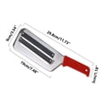 thumbnail image 3 of Stainless Steel Double Blade Vegetable Slicer Cutter, Kitchen Food Prep Tool Use, Sharp Cutting Blade Vegetable Slicer Ergonomic Handle Durable Tool, Kitchen Cutter Efficient Design, 3 of 9
