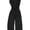 black, variant on Womens Silk Jumpsuit, Black, 2