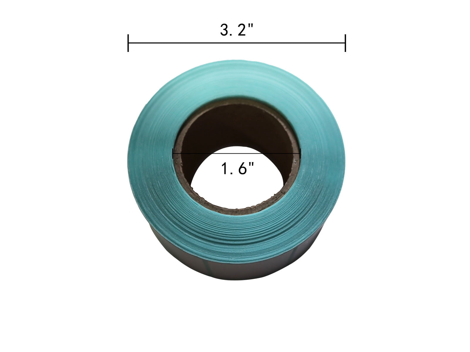 20 Rolls Thermal Label Paper for Thermal Printer 16000 Papers 1.6*1.2inch White