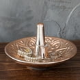 thumbnail image 3 of Decorative White Ceramic Ring Tray for Jewelry, Ring Cone and Trinket Tray with Raised Heart Design, 3 of 7