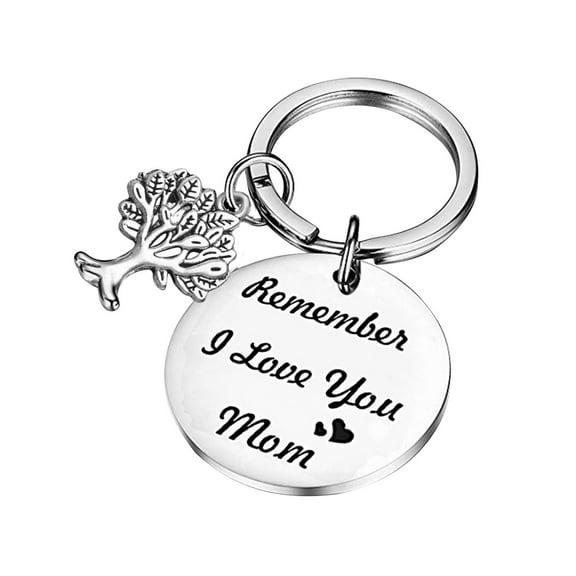 Valentine's Day Gifts for Woman To My Mom Mother'S Day Stainless Steel Keychain Is The Best Gifts For Mom As Shown