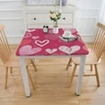thumbnail image 3 of nygtbtfer Cute Table Cloth Round Tablecloth Washable Table Cover for Kitchen Outdoor Valentines Day Decor, 3 of 7