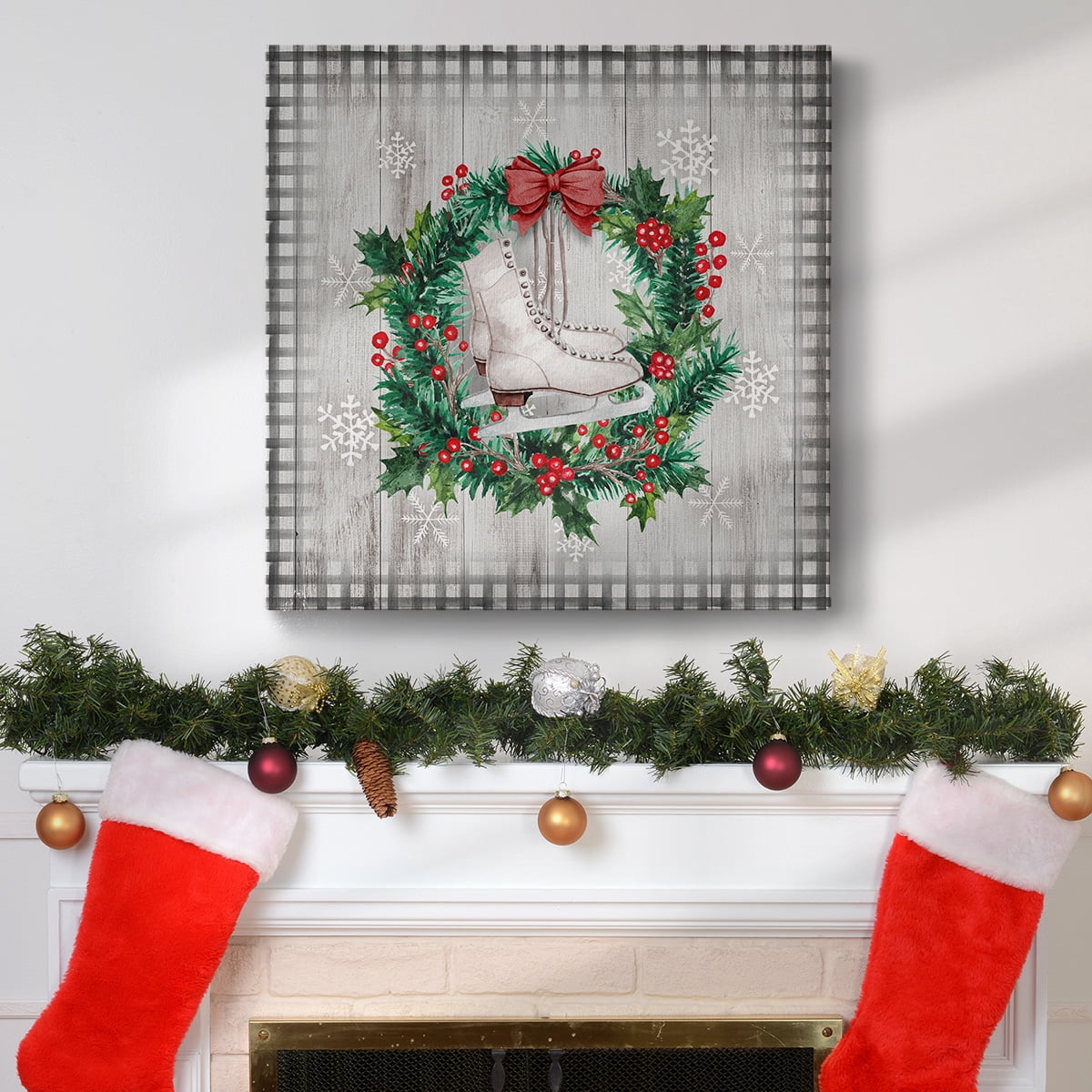 Ice Skates- Gallery Wrapped Canvas