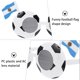 thumbnail image 2 of EeaseMX Decoración de gafas de sol para fiesta, gafas con forma de balón de fútbol, gafas con bandera, accesorio para animar, 2 of 8
