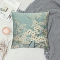 thumbnail image 2 of Chilfamy White Flowers Pillow Covers for Couch Sofa Indoor Outdoor Pillow Case for Bedroom Living Room Decorative Throw Pillowcase 1PC 20x20in, 2 of 5